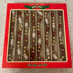 Glass Christmas Garland
